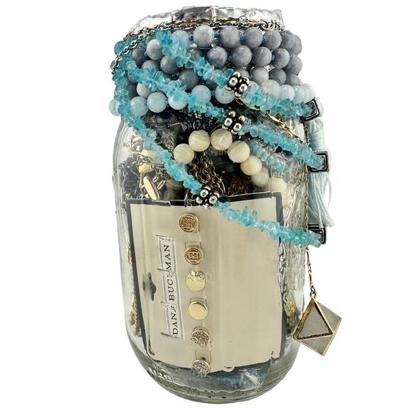 2lb 11oz Jewelry Jar Vintage to Modern Necklaces Bracelets Earrings Mixed Lot - Picture 4 of 9